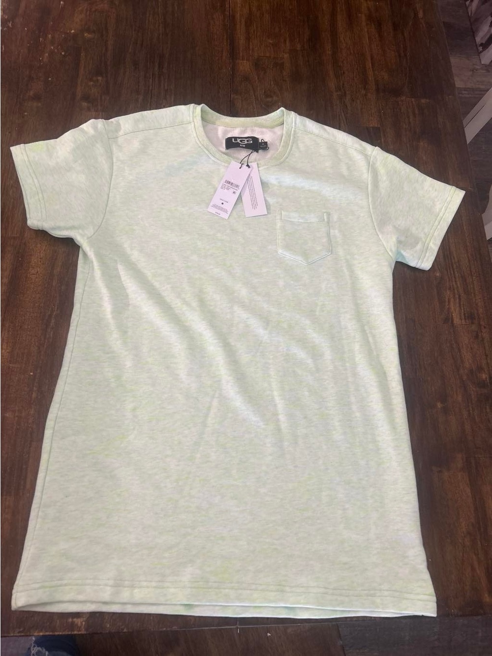 UGG Mint Green Short Sleeve Pocket Tee Dress